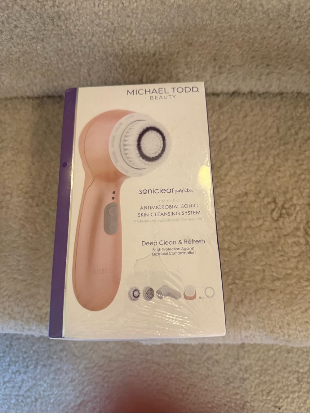 Michael Todd Beauty Soniclear Petite Antimicrobial Sonic Cleansing Brush - Pink